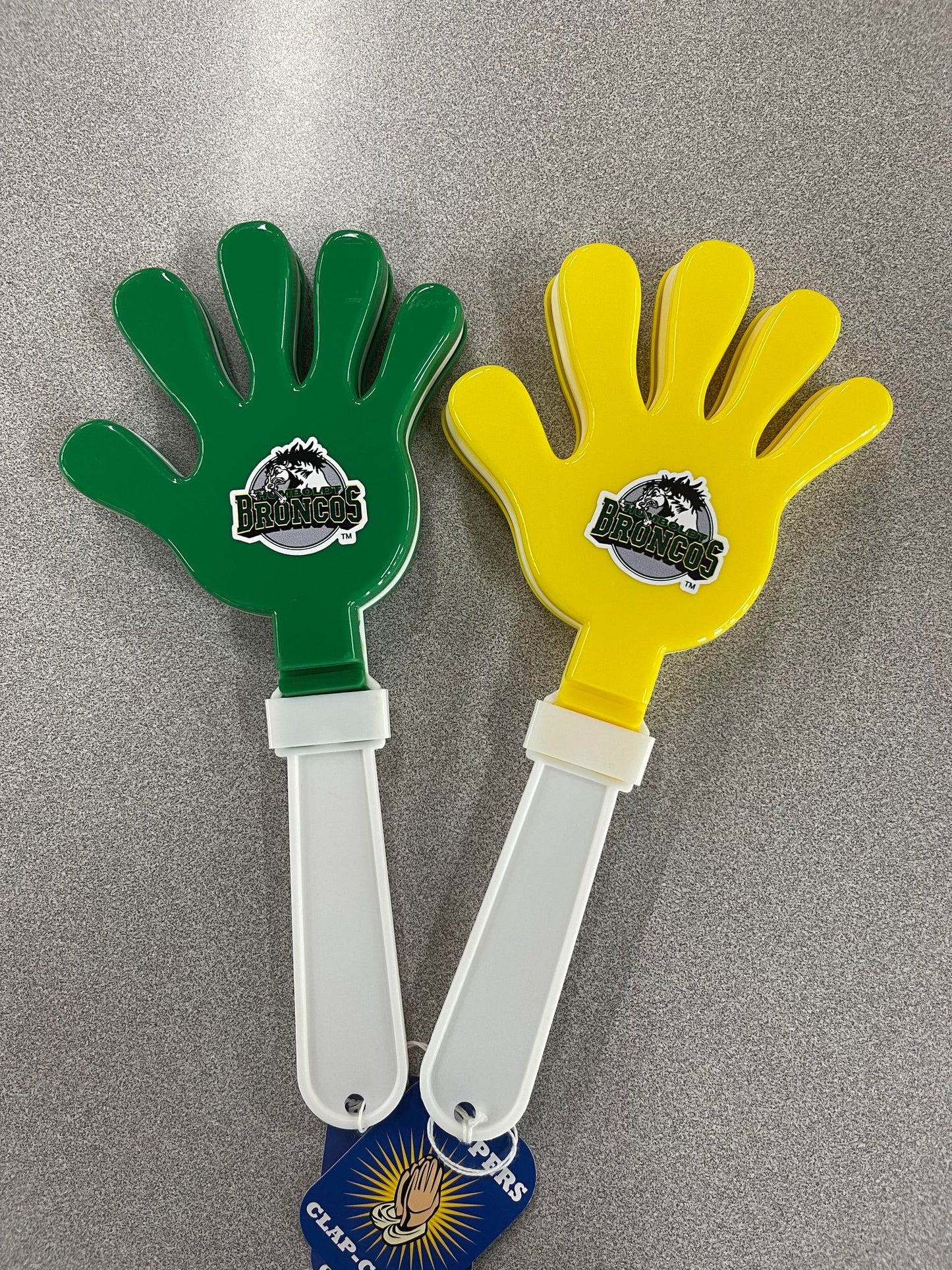 Humboldt Broncos Game Day Noisemakers / Clappers