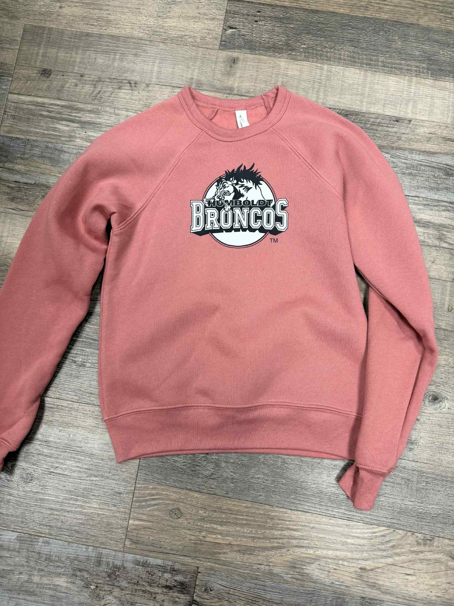 Girls Humboldt Broncos Crewneck – Rose