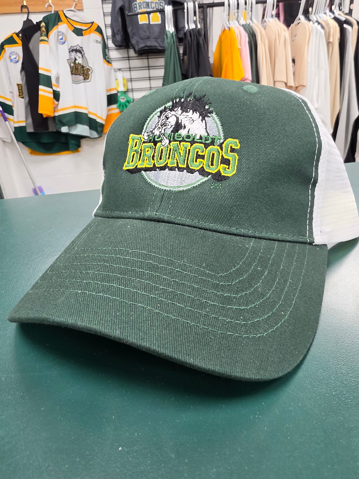 Broncos logo trucker hat