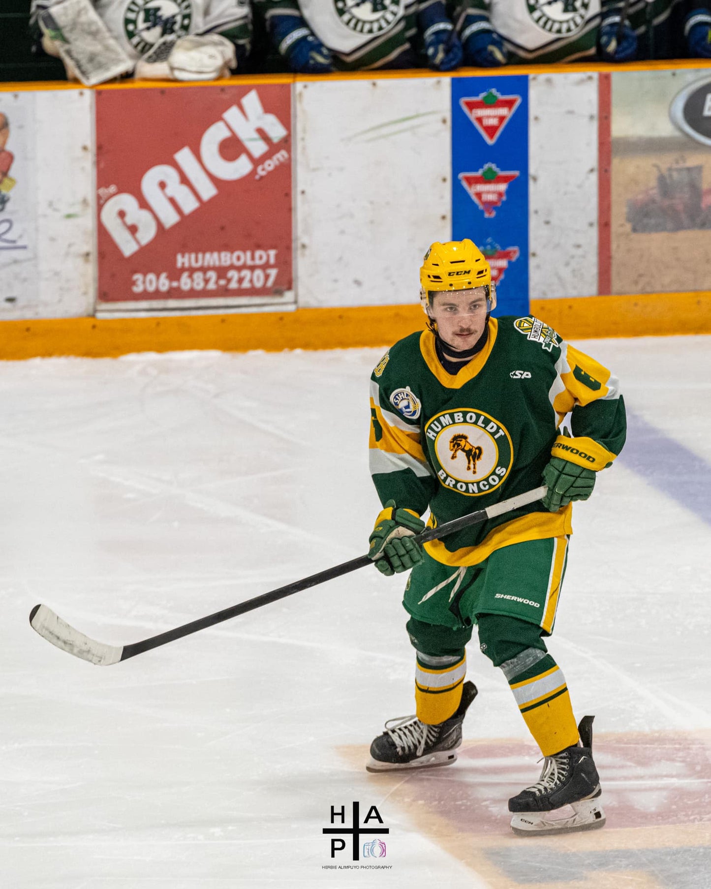 # 6 Ryder Knutson Game Worn Humboldt Broncos Third Jersey