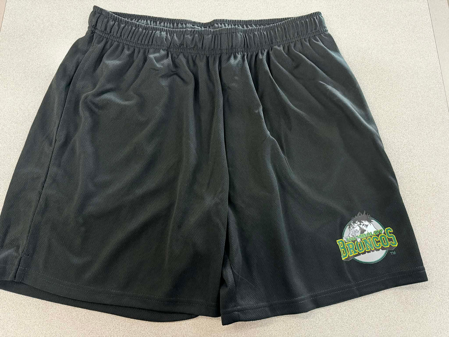 Humboldt Broncos Bizcool Shorts (Black) – Large