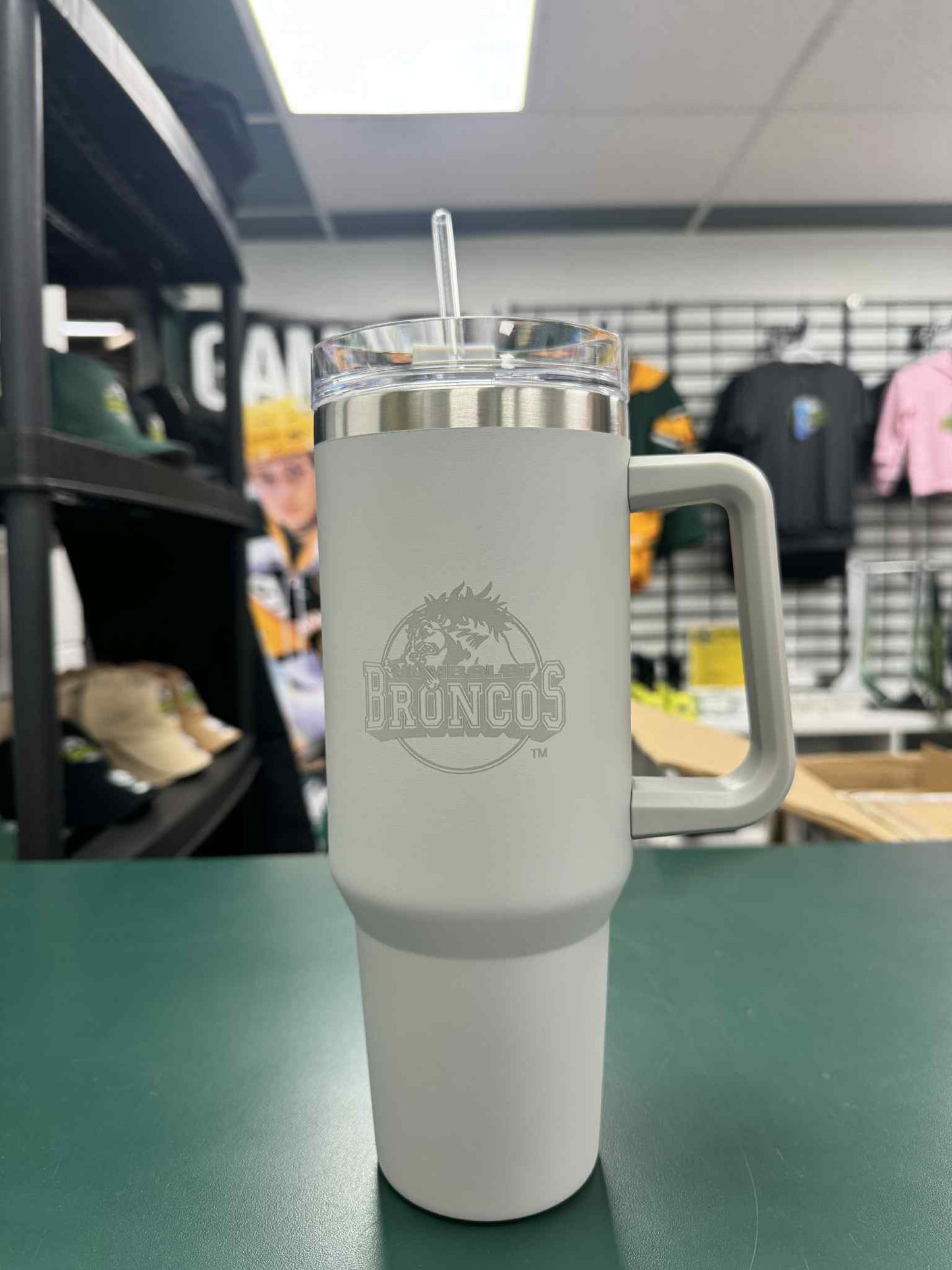 Humboldt Broncos 40oz Travel Tumbler