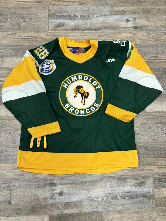 #25 AP Owen Chapman Game Worn Humboldt Broncos Third Jersey
