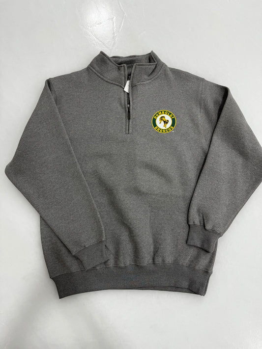 1/4 Zip Sweater - Grey