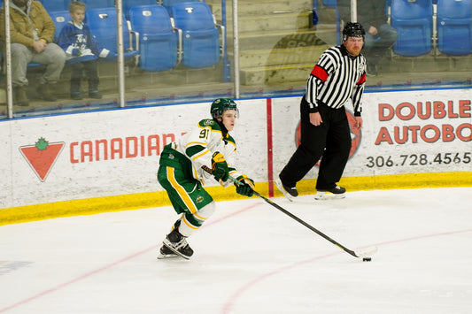 #91 Cade Kennedy Game Worn Humboldt Broncos Away Jersey