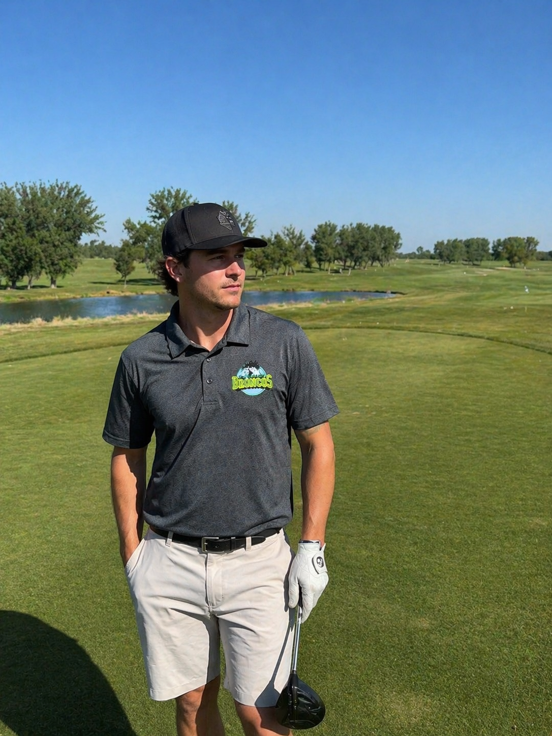 Humboldt Broncos Performance Golf Polo