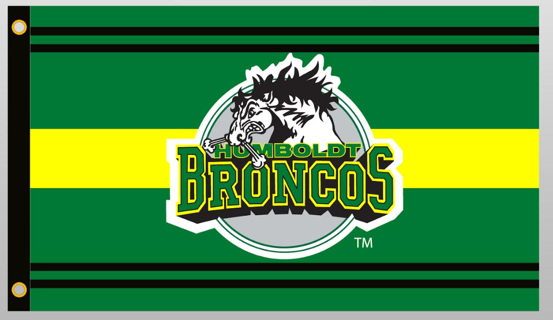 Humboldt Broncos Flag