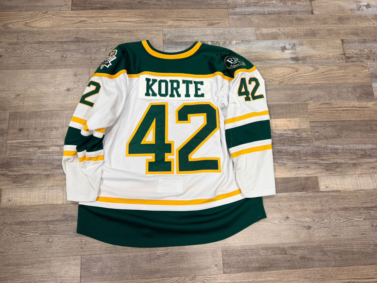 #42 Jeter Korte Game-Worn Jersey (Home or Away)
