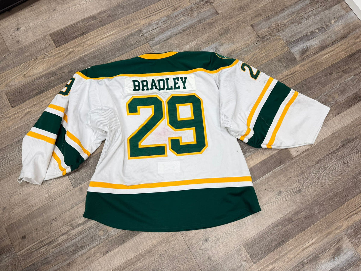 #29 Matthew Bradley Goalie Game-Worn Jersey (Away)