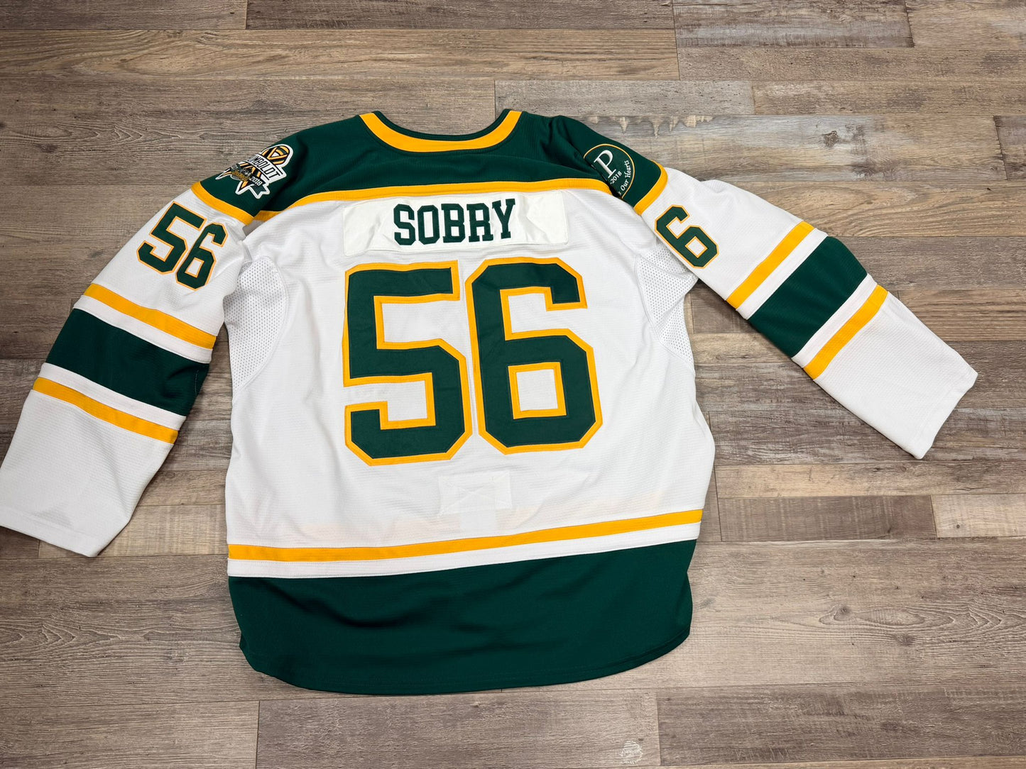 #56 Tyrone Sobry  Game-Worn Jersey