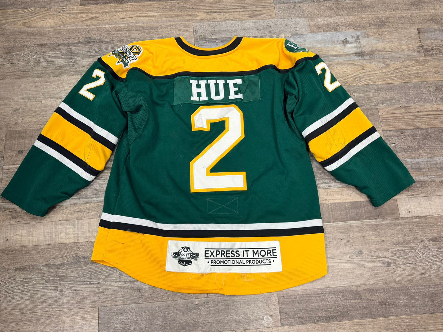#2 Rylan Hue Game-Worn Jersey (Home or Away)