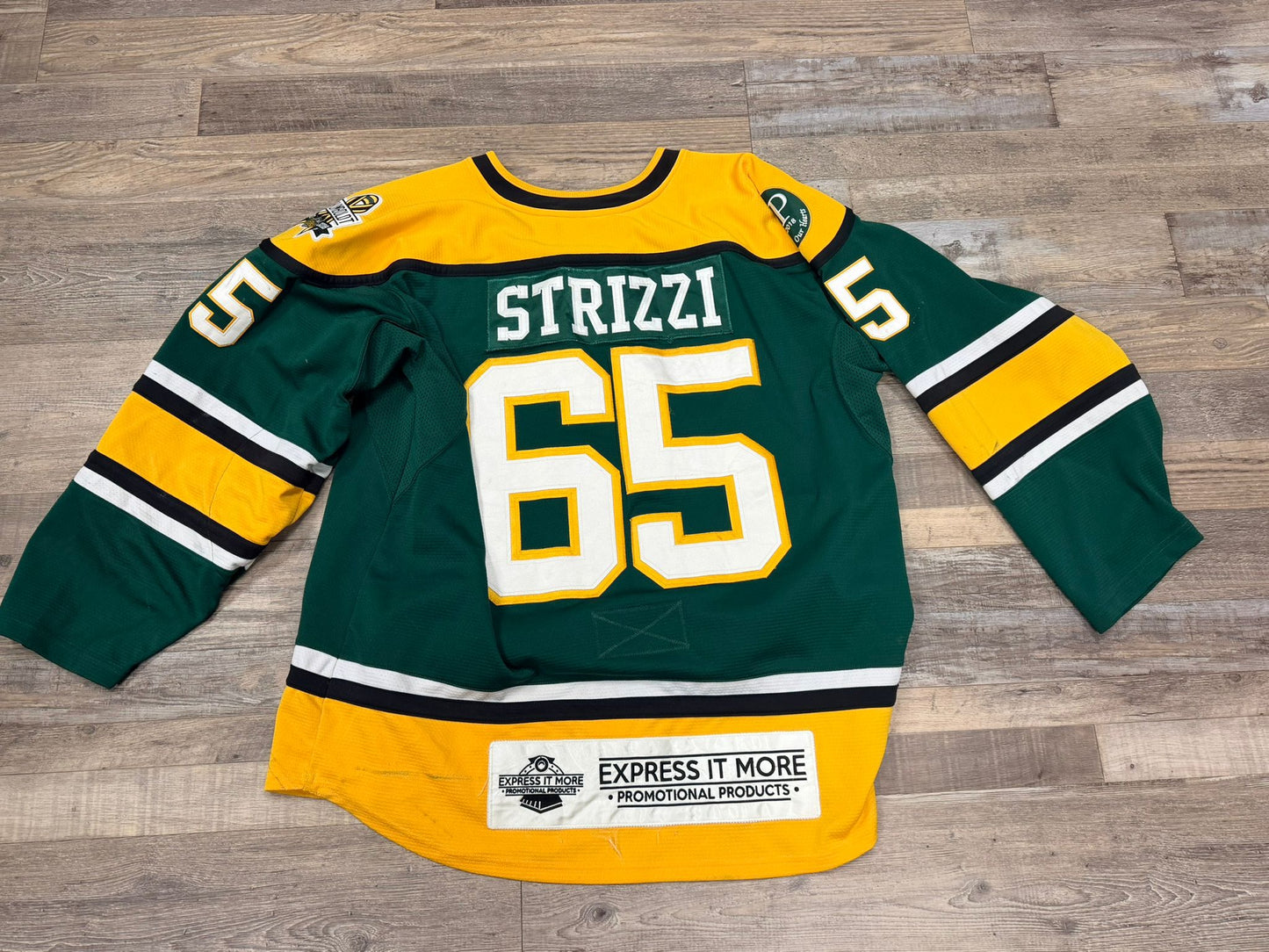 #65 Jacob Strizzi Game-Worn Jersey (Home or Away)
