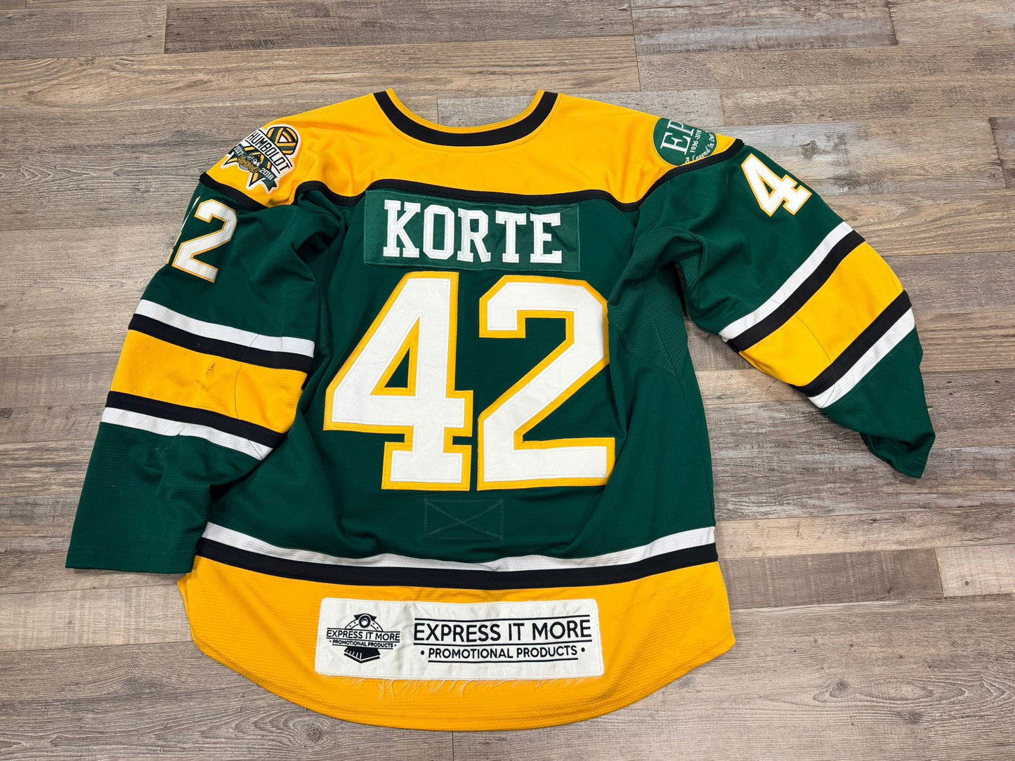 #42 Jeter Korte Game-Worn Jersey (Home or Away)