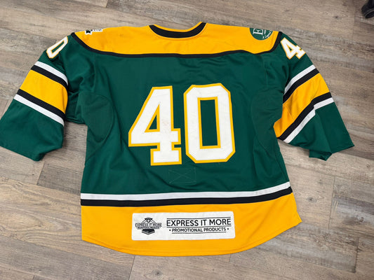 #40 Goaltender Game-Worn Jersey (Home or Away)