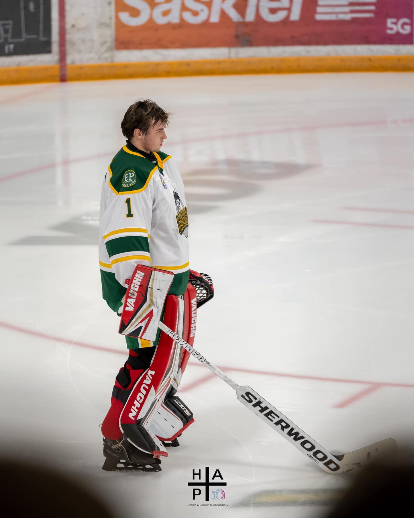 #1 Brady Holtvogt Game-Worn Goalie Jersey (Home or Away)
