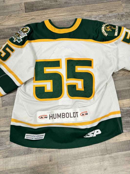 #55 Game Worn Humboldt Broncos Away Jersey