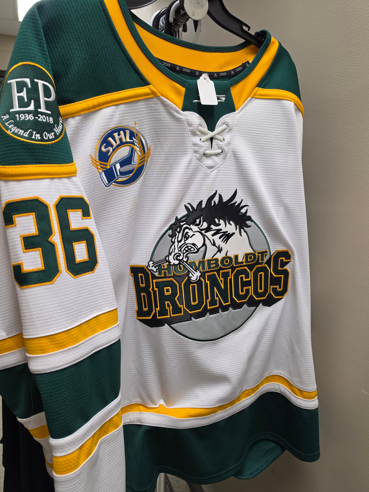 Game worn jersey - away - 36