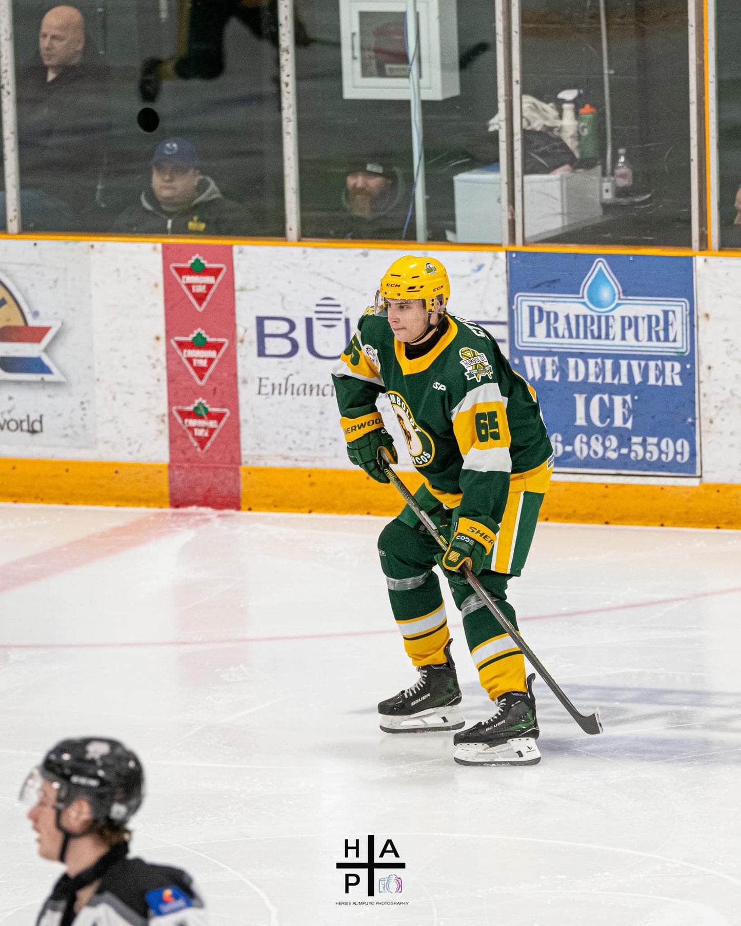 # 65 Jacob Strizzi Game Worn Humboldt Broncos Third Jersey
